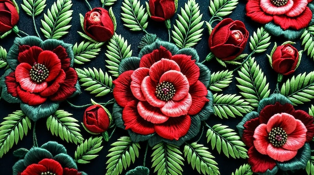 Przykładowy wzór haftu